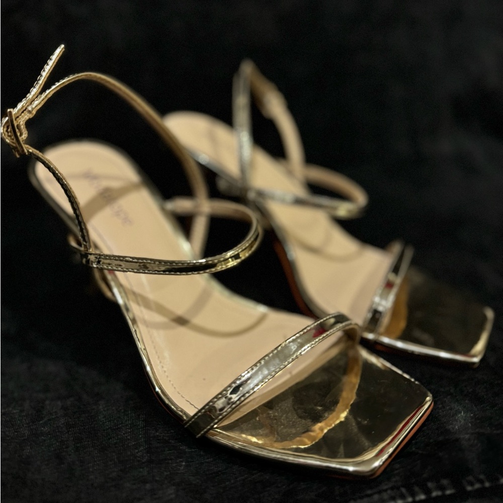 Gold Modatope Heels